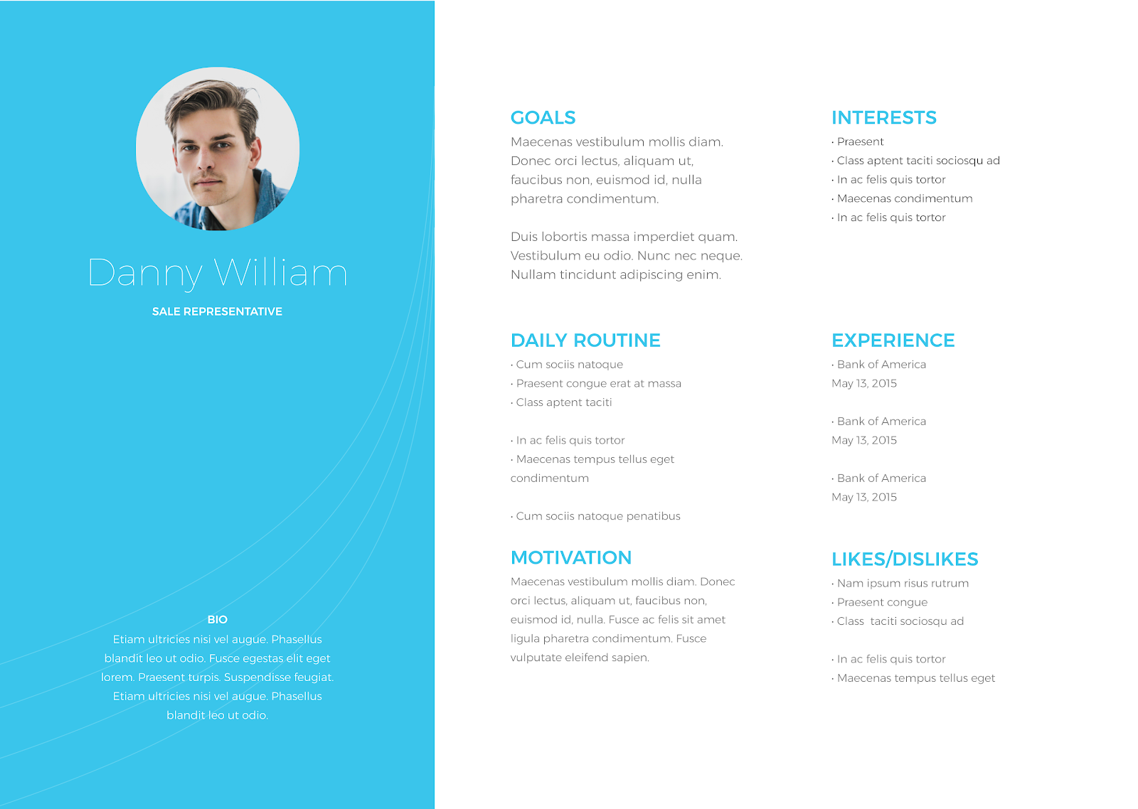 an example persona of a target audience