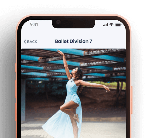 iphone screen displaying image f ballerina dancer