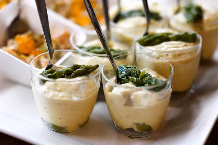 Aspagus mise en bouche