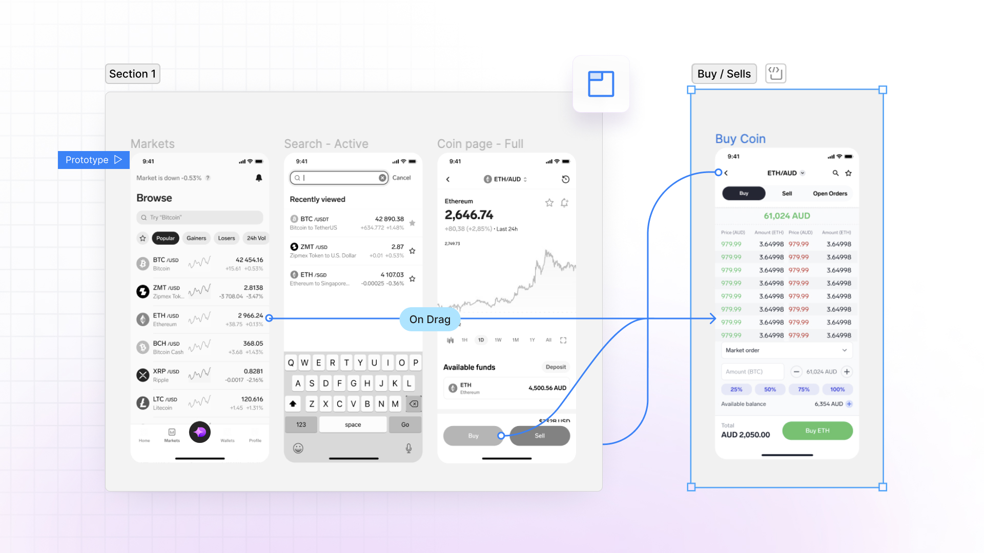 How to Speed Up Prototyping by 50% with Figma Sections