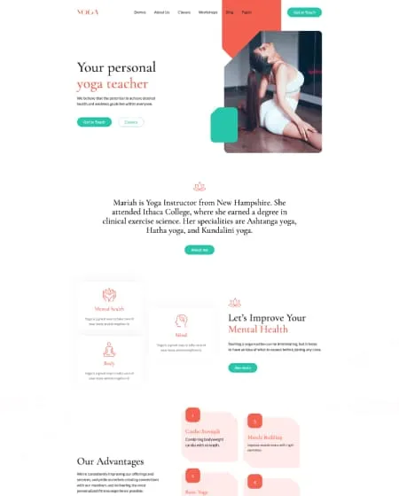 landing page