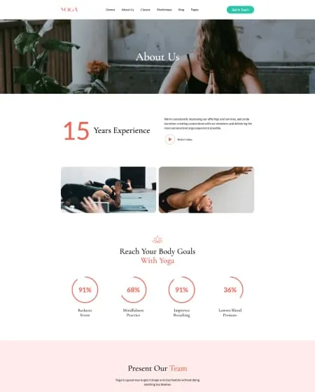 landing page