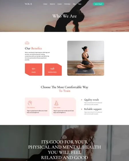 landing page