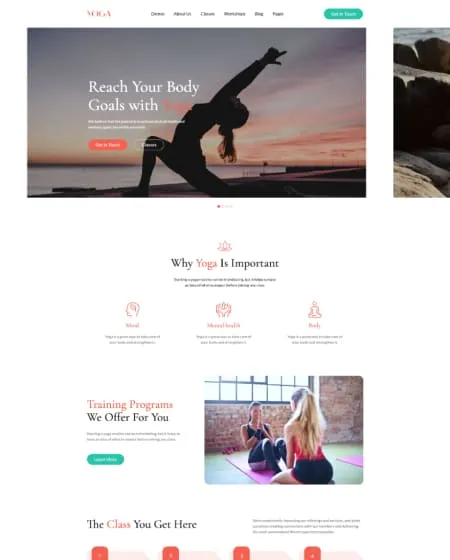 landing page