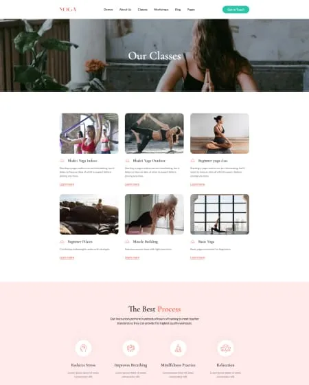 landing page
