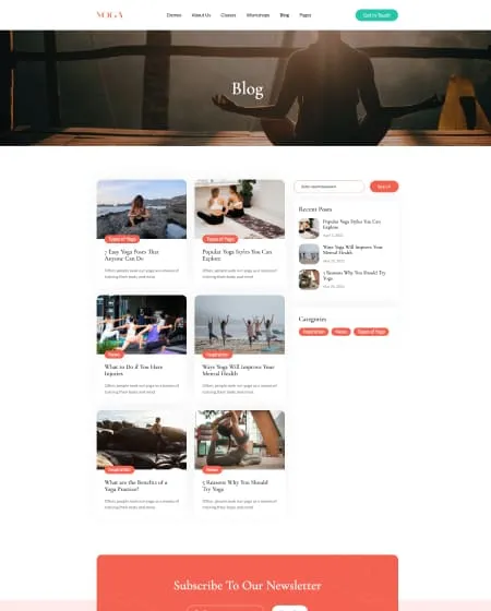 landing page
