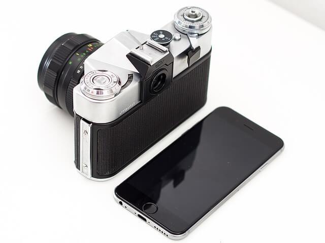 Iphone Next To Camera