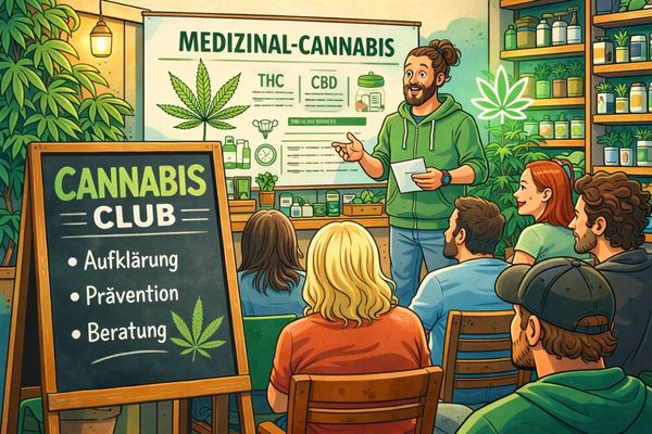 BGH verbietet Werbung für Medizinalcannabis – warum das zeigt, wie wichtig Cannabis Clubs für Aufklärung, Prävention und Austausch sind.
