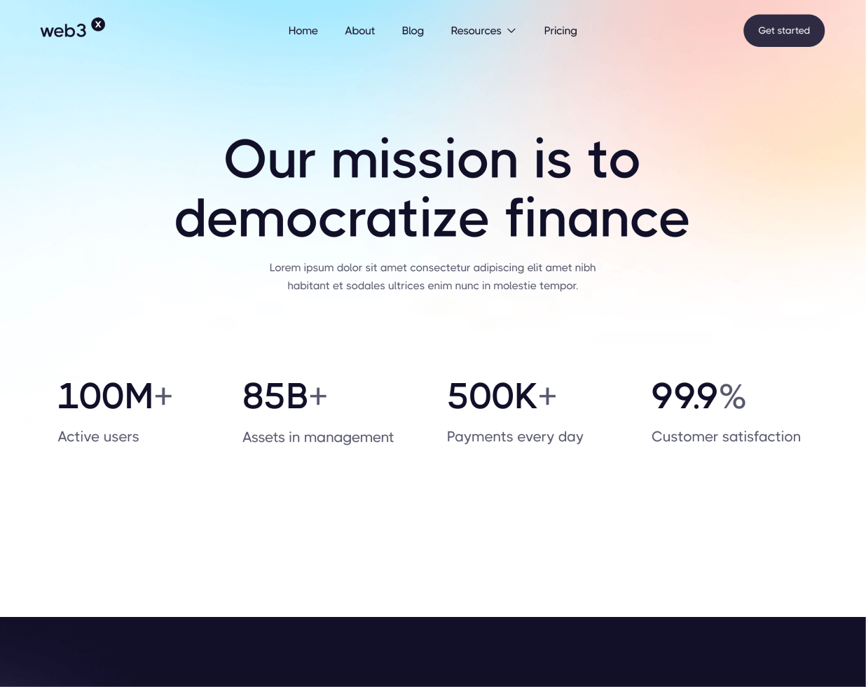 Web3 X - About page - Crypto & Web3 Webflow Template