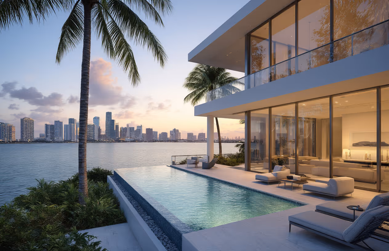 Man and woman discussing real estate at a table with laptops, documents, calculator, and keys, in a bright office.
