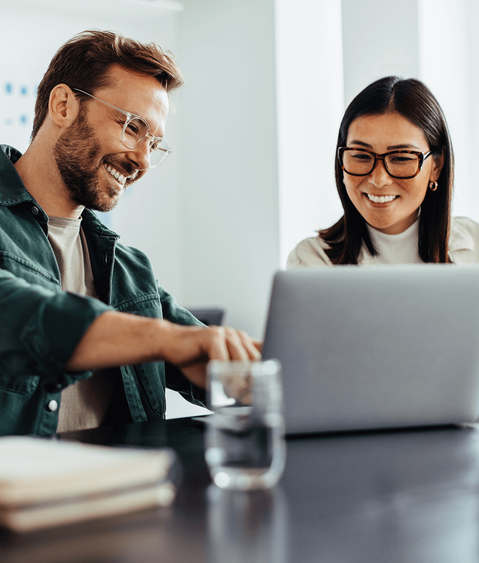 Man Working With Laptop