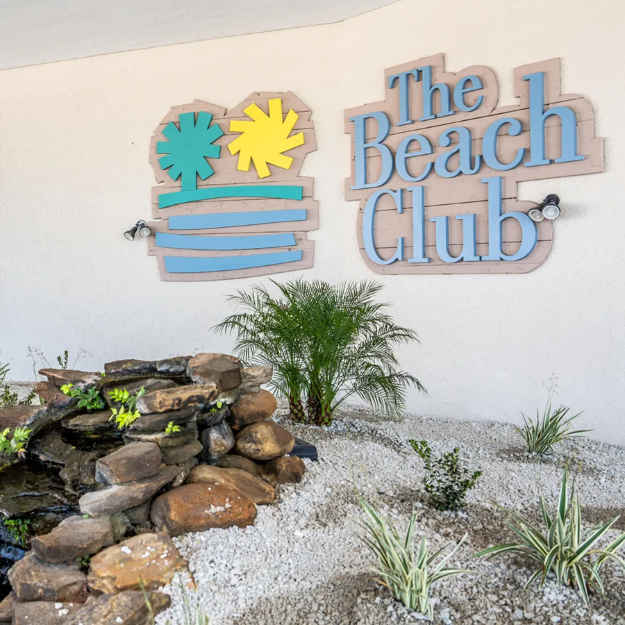 The Beach Club Signage