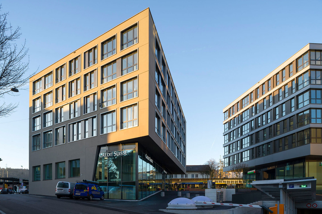 Mieterausbau für die Credit Suisse in Geschäftstelle beim Bahnhof Liestal.
