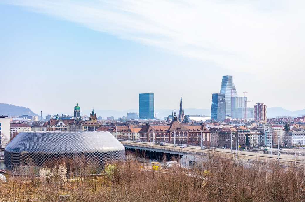 Das erste öffentlich zugängliche Gebäude auf dem Novartis Campus.