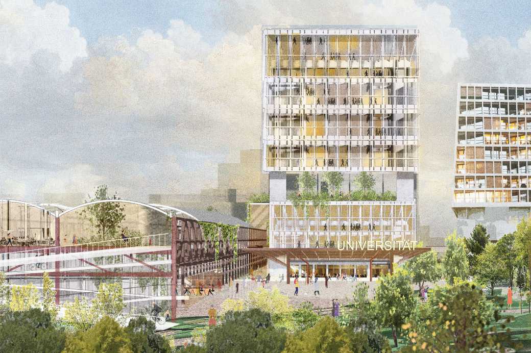 The success of the competition in collaboration with Grafton Architects from Ireland has laid the foundation stone for the future university quarter.