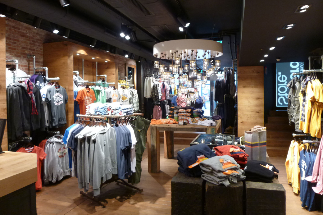 Der Store von Aussen
