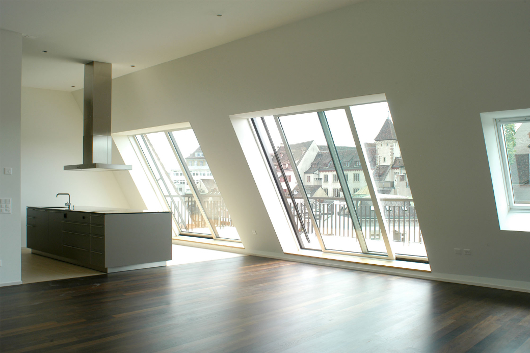 Ersatzneubau in der Zone schützenswerter Bauten in der Basler Innenstadt.
