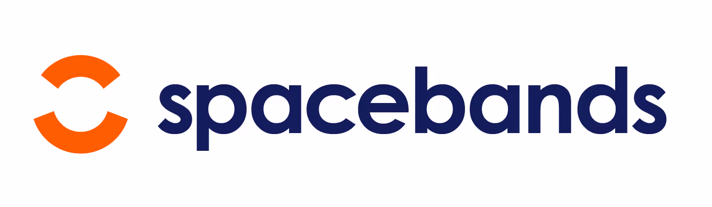 spacebands blue logo