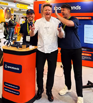 Gordon Ramsey meets spacebands at HSE25