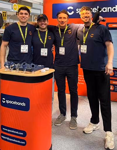 Spacebands team at the HSE25 event
