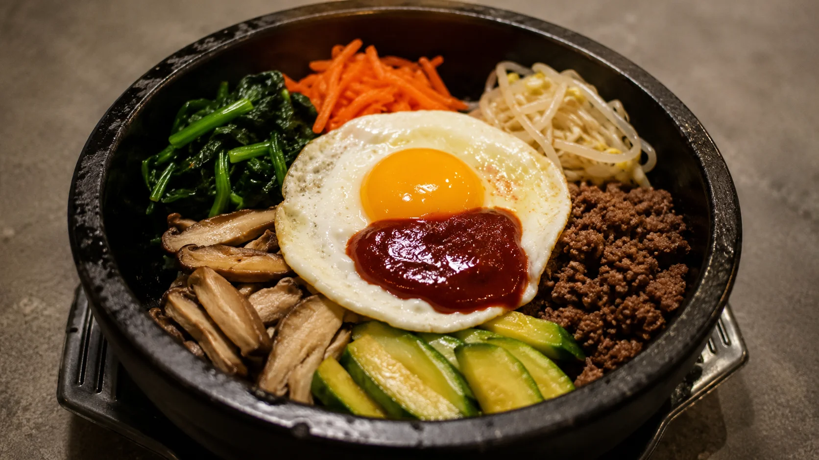 Bibimbap (Korean Mixed Rice Bowl)