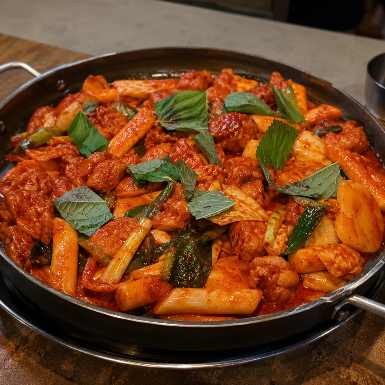 Dakgalbi (Korean Spicy Chicken Stir Fry)