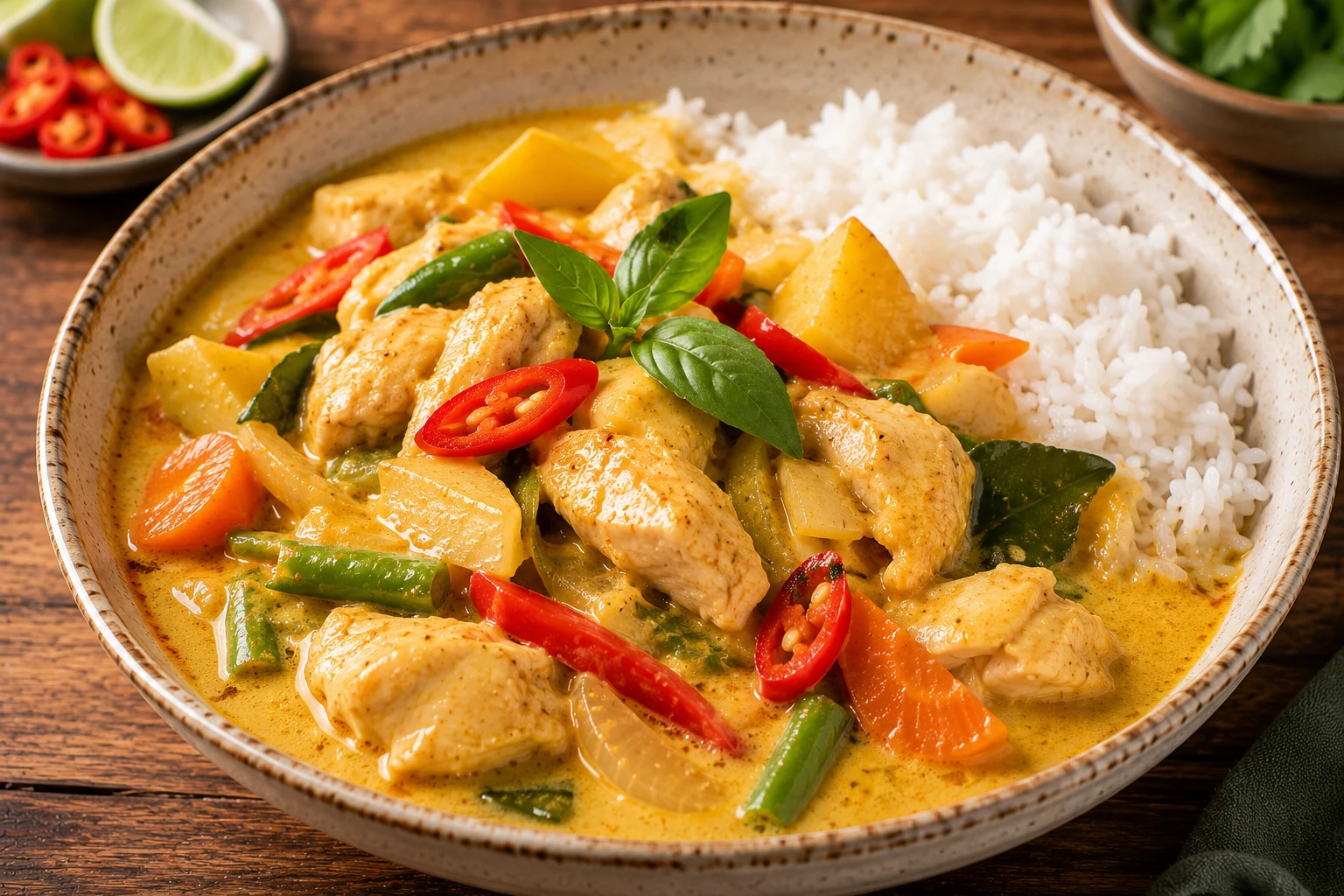Thai Yellow Curry with Chicken (Gaeng Kari Gai)