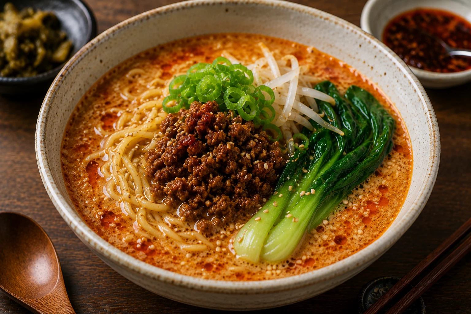 Tantanmen (Spicy Sesame Ramen)