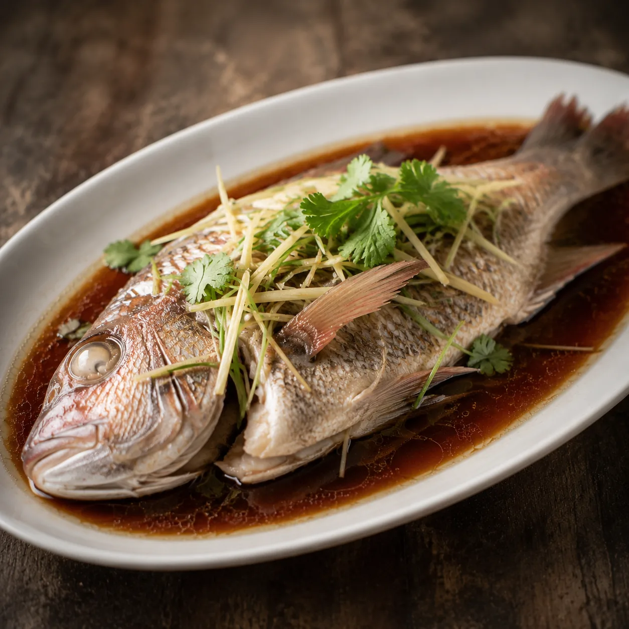 Cantonese Steamed Fish (Ching Zheng Yu)