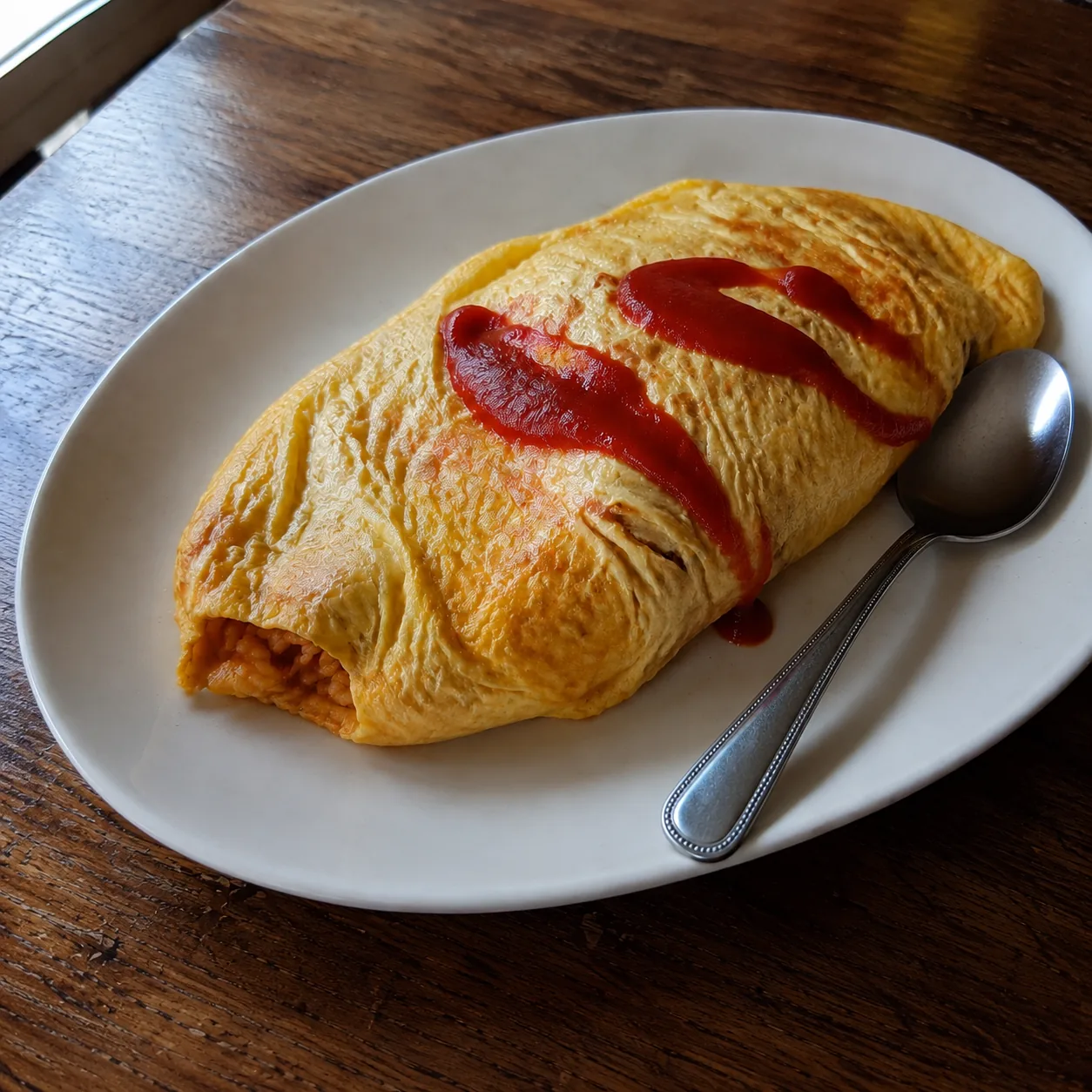 Omurice (Japanese Omelette Rice)