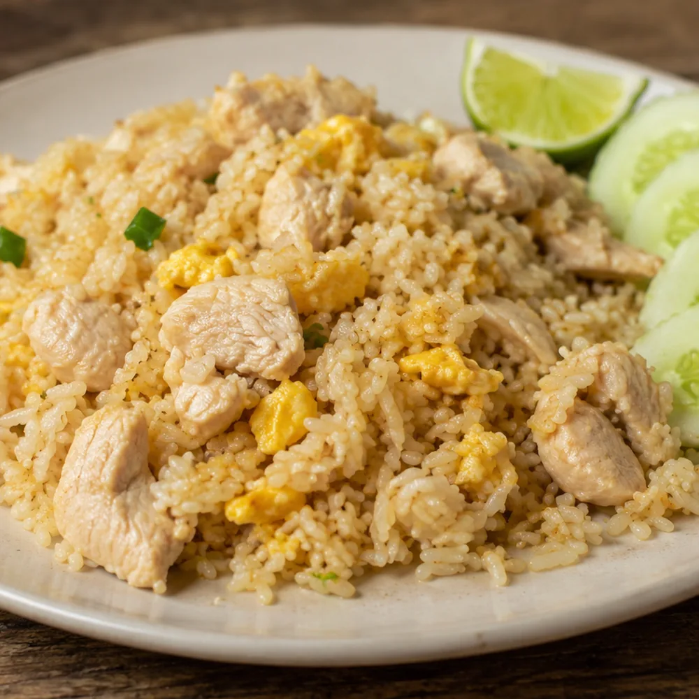 Thai Chicken Fried Rice, Khao Pad Gai