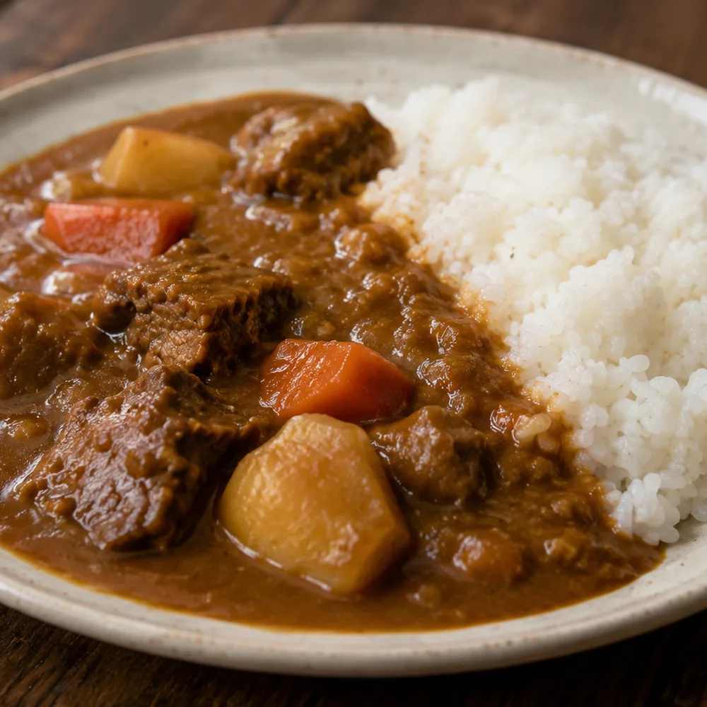 Slow Cooker Japanese Beef Curry, Kare Raisu