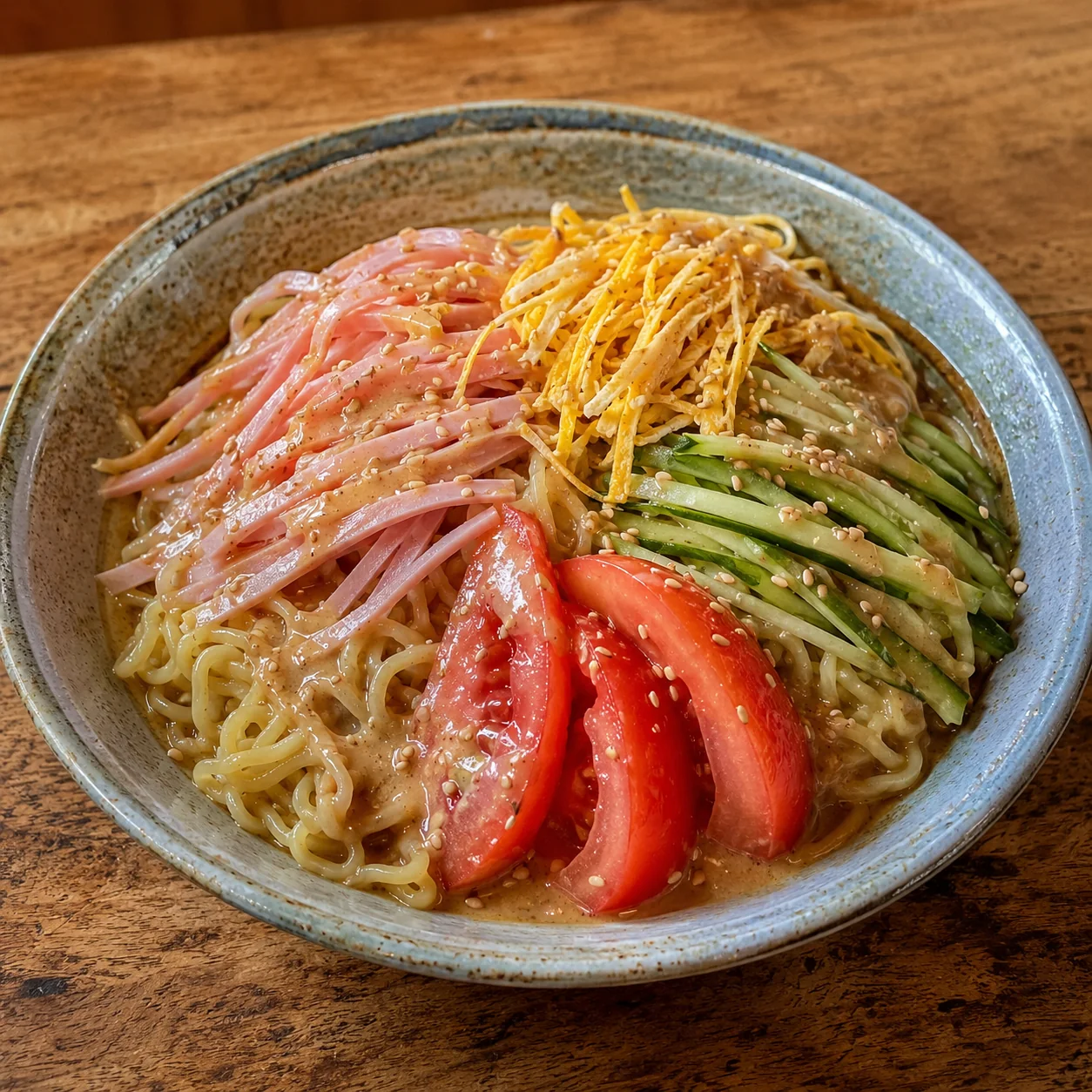 Hiyashi Chuka (Japanese Cold Ramen Salad)