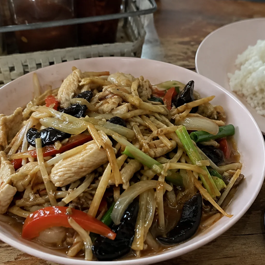 Gai Pad King (Thai Ginger Chicken Stir Fry)