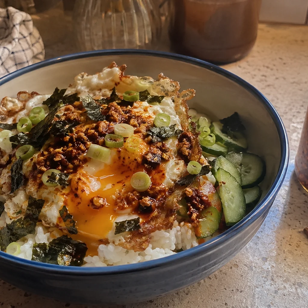 Chilli Crisp Rice Bowl (Laoganma Rice)