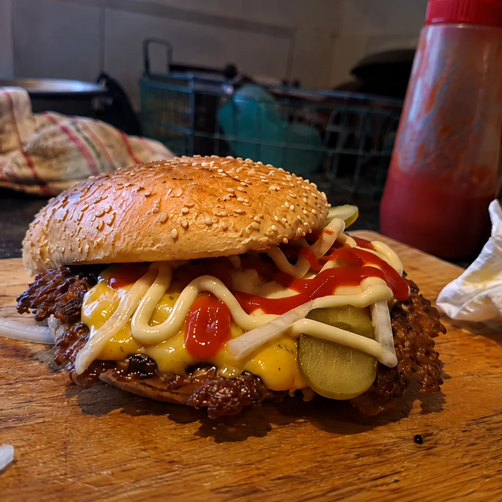 Kewpie Sriracha Smash Burger