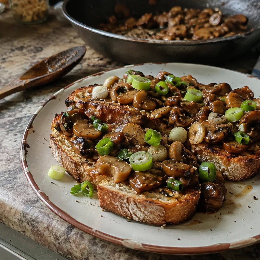 Miso Butter Mushroom Toast