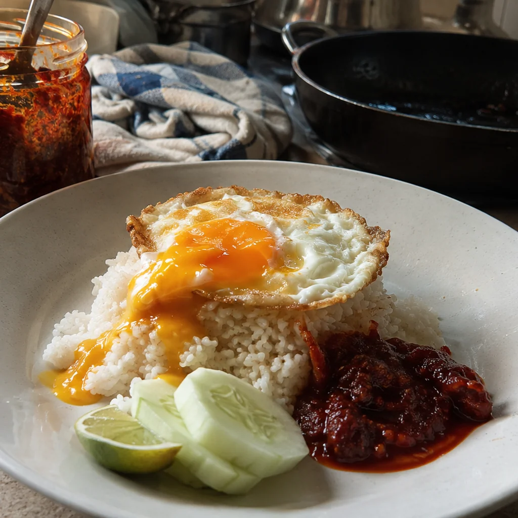 Sambal Fried Egg Rice (Nasi Telur)