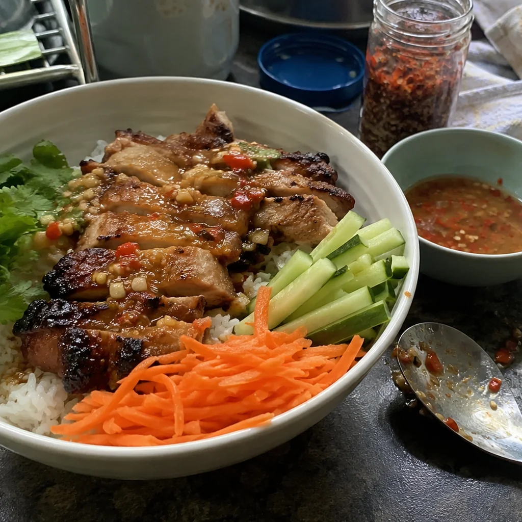 Nuoc Cham Chicken Rice Bowl