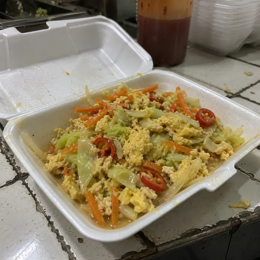 Orak-Arik Telur (Indonesian Scrambled Eggs with Vegetables)