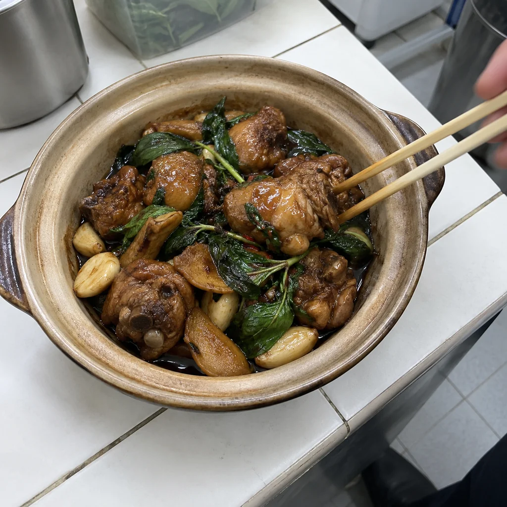 San Bei Ji (Three Cup Chicken)