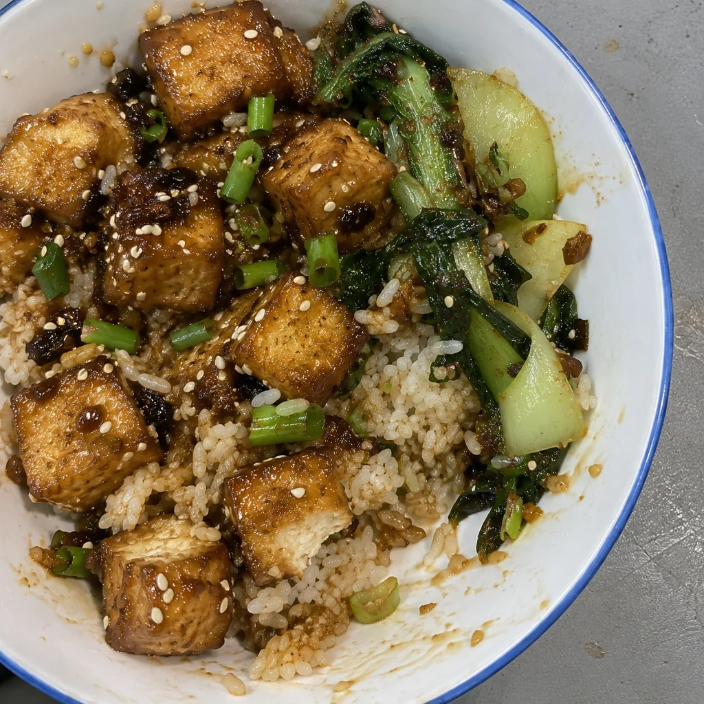 20-Minute Sticky Sesame Tofu