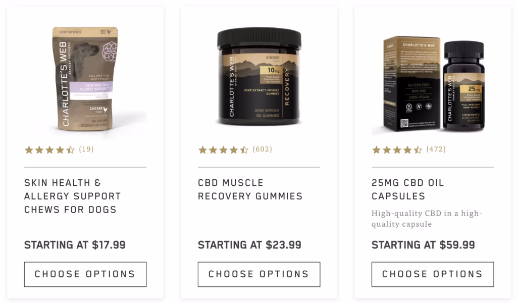 Make money selling Charlotte's Web CBD products