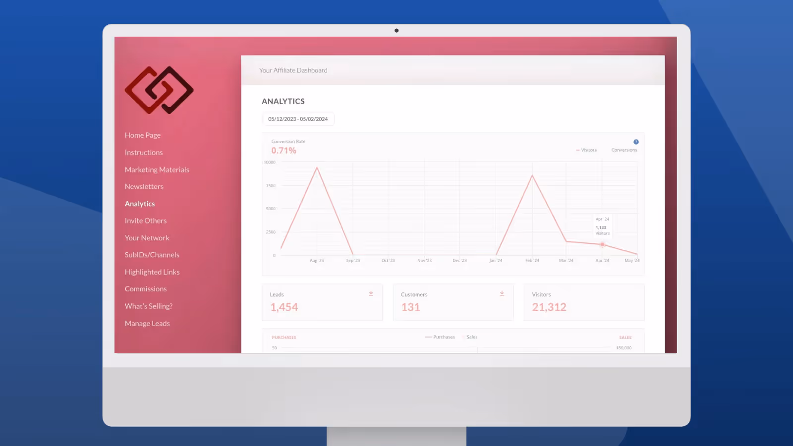 LeadDyno Affiliate Dashboard