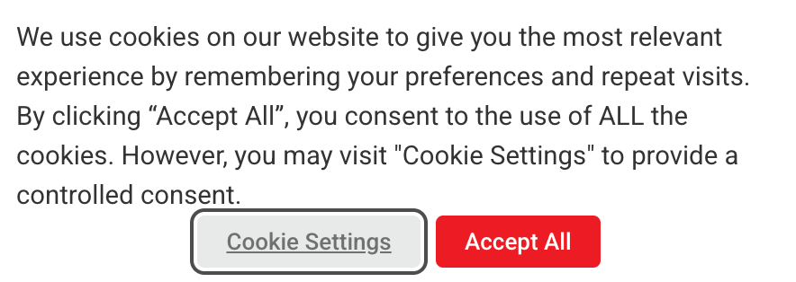 We use cookies on our website to give you the most relevant experience by remembering your preferences and repeat visits. By clicking "Accept All", you consent to the use of ALL the cookies. However, you may visit "Cookie Settings" to provide a controlled consent. 