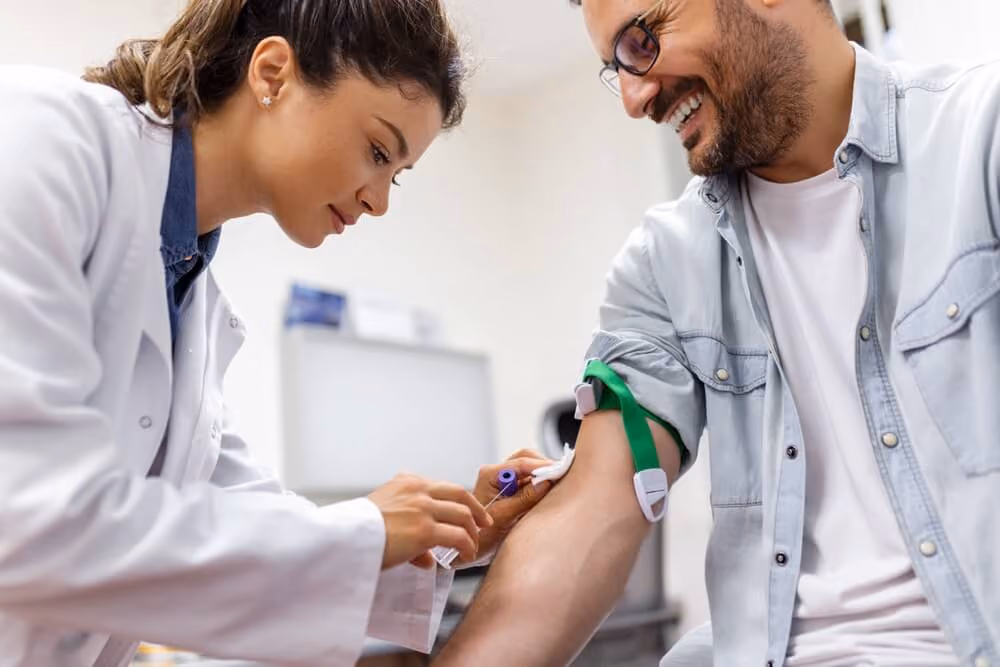 Blood test 