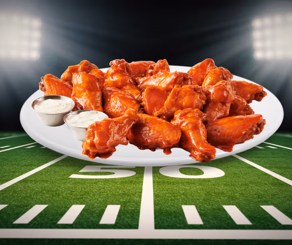 Buffalo wings from Atomic Wings