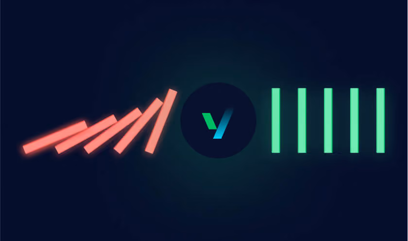 domino effect illustration