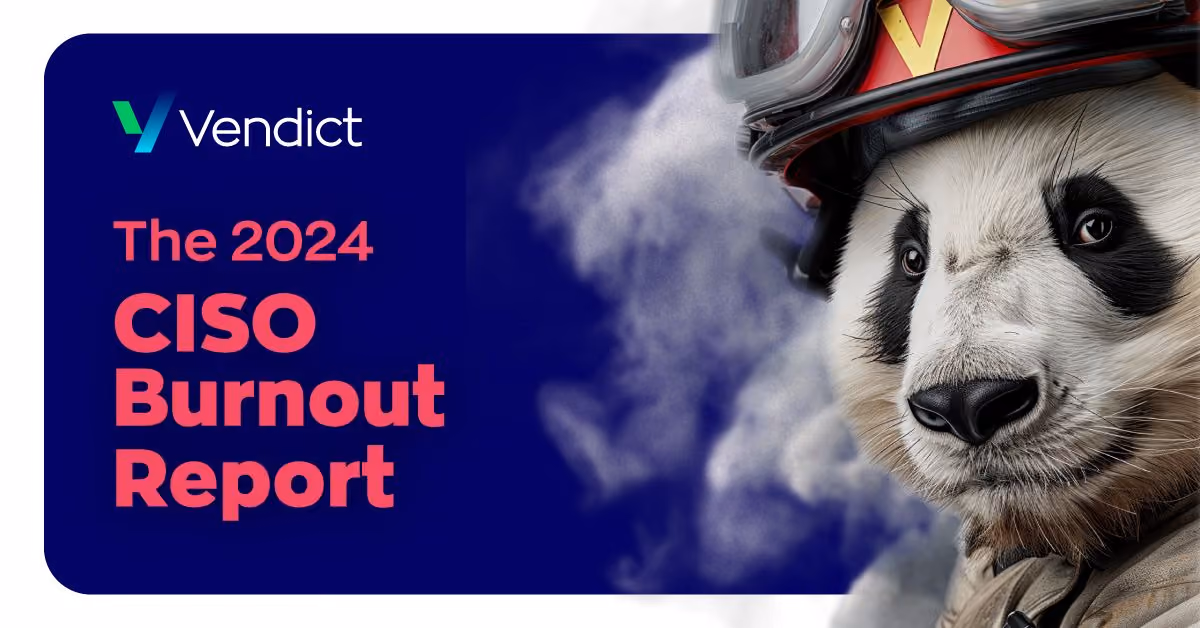 A firefighting Panda cooling down the flames of the CISO pressure cooker