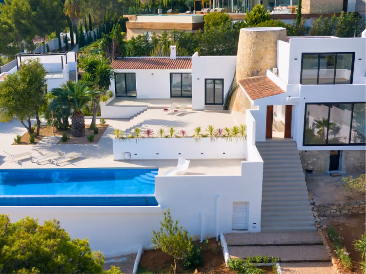 Serene sea view villa above Cala Molí in Cala Molí, Ibiza | From €619,000/share | Kocomo